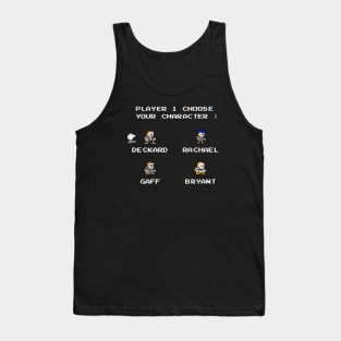 Asplenia Studios "Choose Your Character" (vintage TV) Tank Top